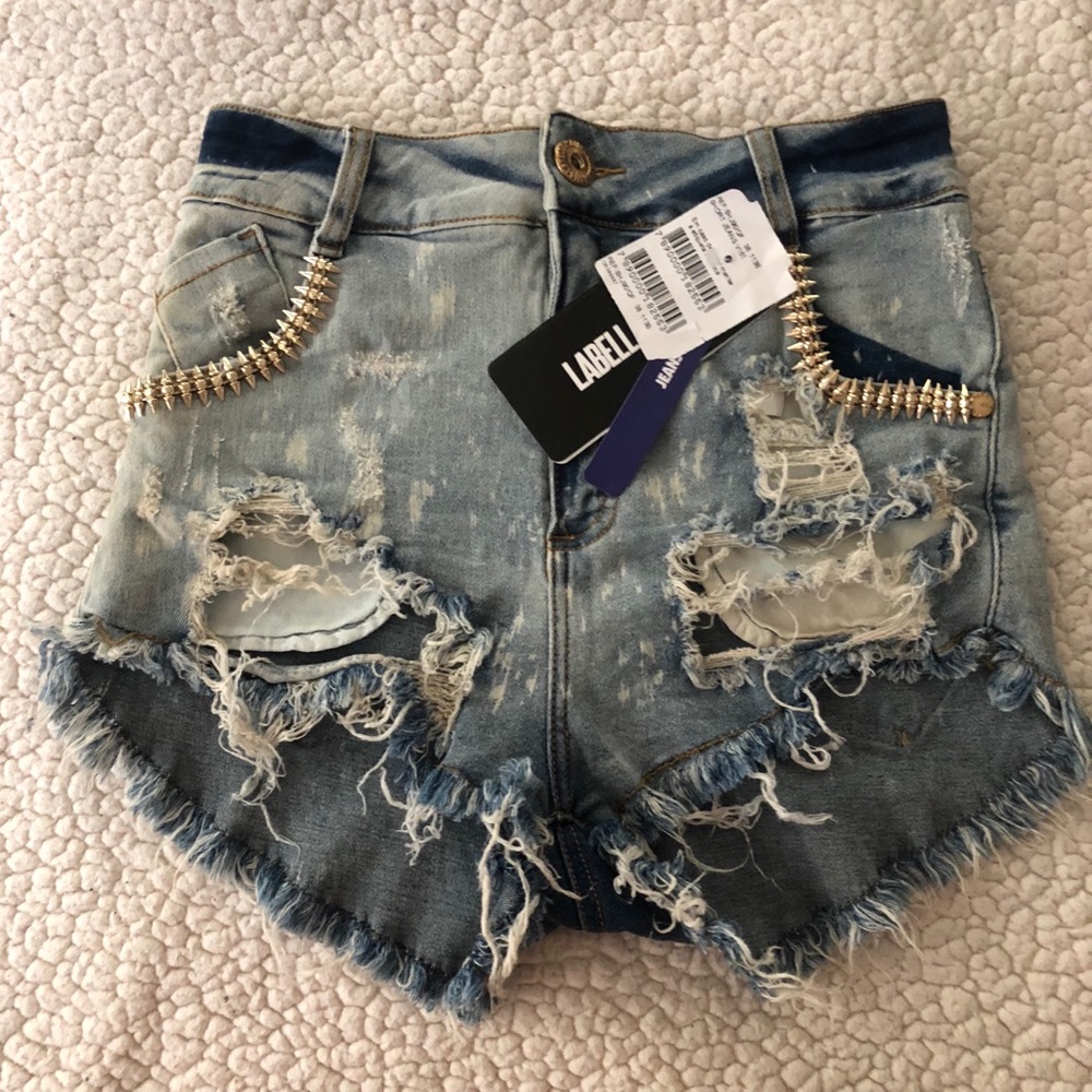 LaBellaMafia high waisted short jeans✨